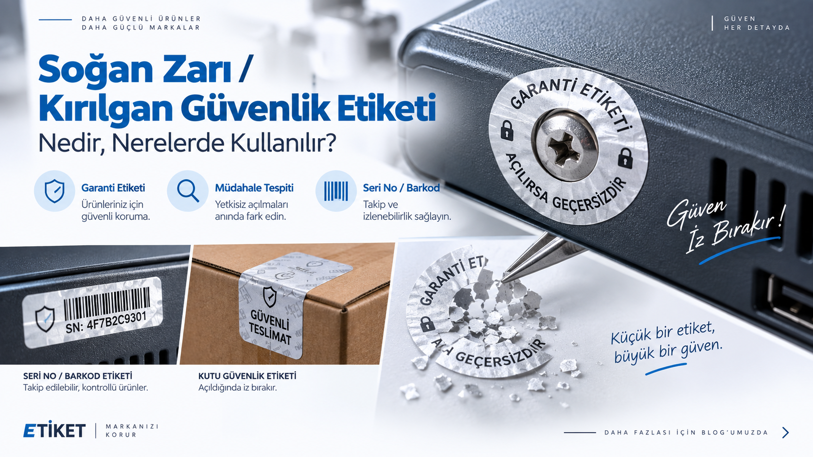 Soğan Zarı Kağıt Nedir? Soğan Kabuğu / Kırılgan Güvenlik Etiketi Nerelerde Kullanılır?